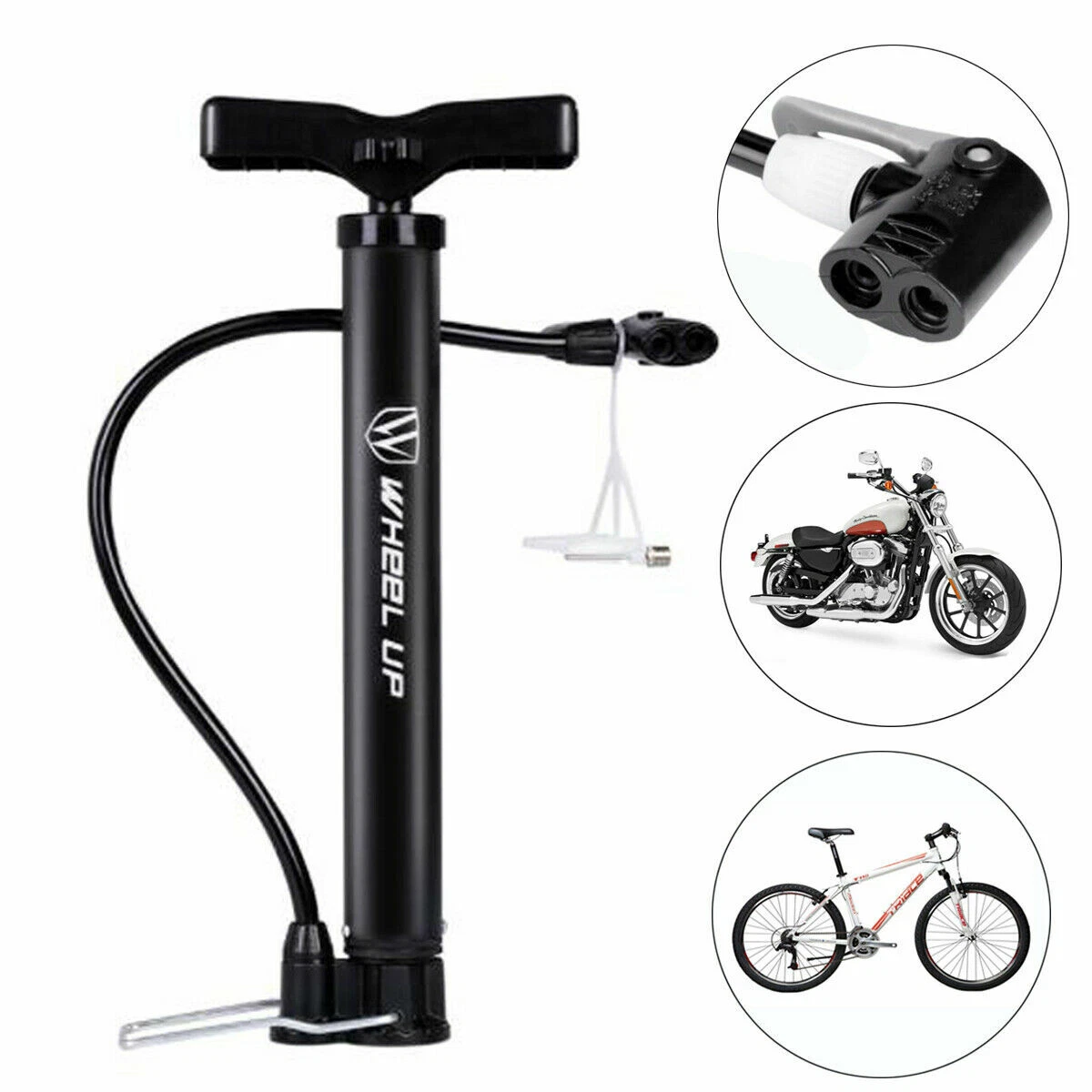 Wheel up bike pump deals