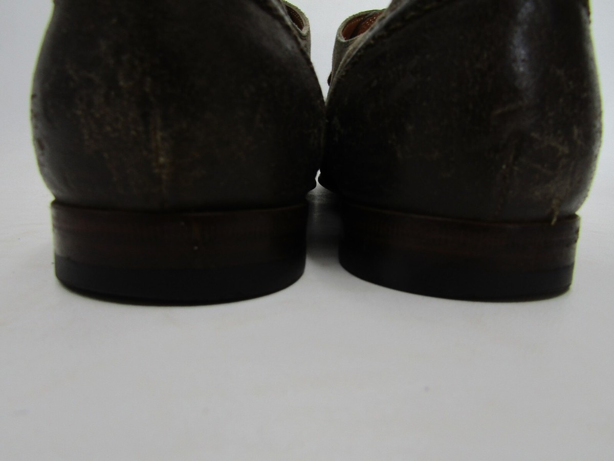 Gucci Mens Size 9 D Brown Suede Oxford Dress Shoes | eBay display picture 1