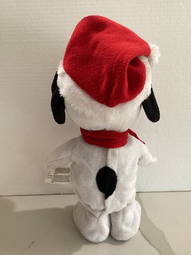 Animated Side Stepper/Musical Santa SNOOPY Plush 13" by Gemma - See VIDEO - Picture 3 of 5
