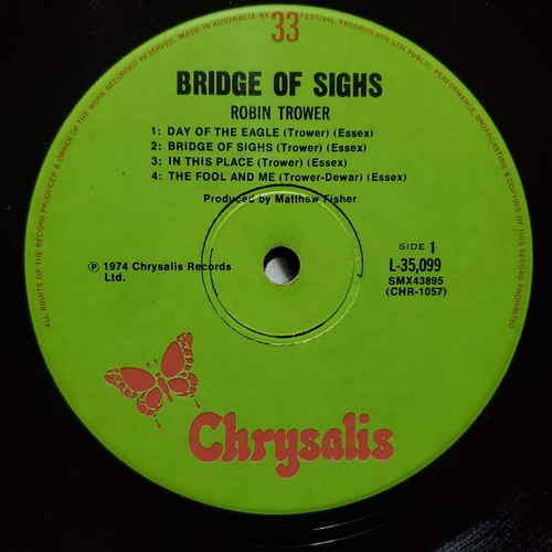 Robin Trower – Bridge Of Sighs - 1974 Prog Rock - Au release - VG+/G+ - Picture 3 of 5