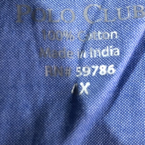 Beverly Hills Polo Club Mens Long Sleeve Button Down Shirt Blue Plaid Size 4X - Picture 6 of 8