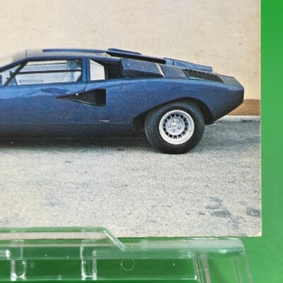 Lamborghini Countach LP400 Blue Super Car Card TCG Vintage Japan