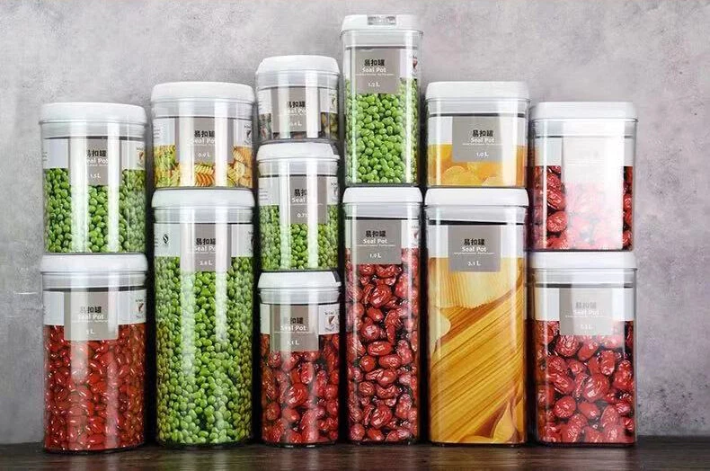 High Quality Set of 4 Pc Food Storage Containers (4 Container Set) Airtight Safe