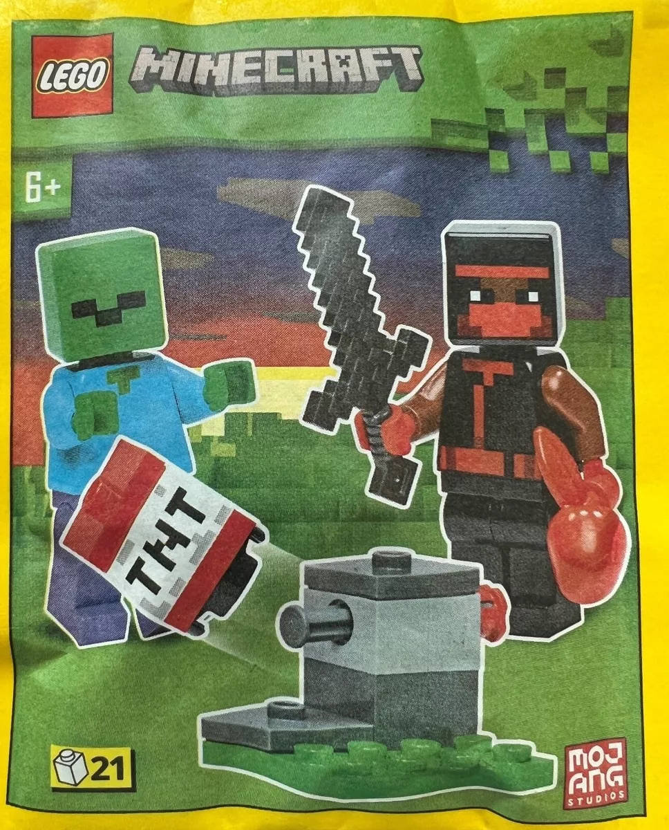 ORIGINAL LEGO -MINECRAFT - Ninja, Zombie and TNT Launcher 662304