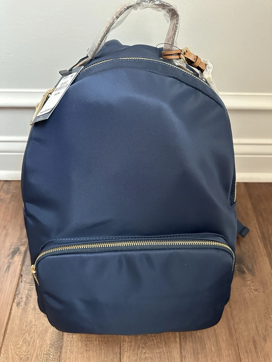 Julia Smooth Dome Backpack Navy/Gold Women\'s Bag Shop Tommy Hilfiger Backpack for Women Julia, – Luggage Factory main image 3