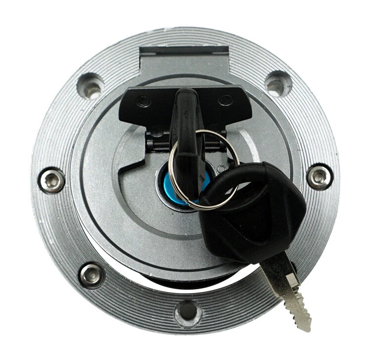 Bloqueo de tapa del tanque de gasolina con llaves para Yamaha YZF R6 2003-2005 YZF-R6S 2006-2009 Foto 3 de 4