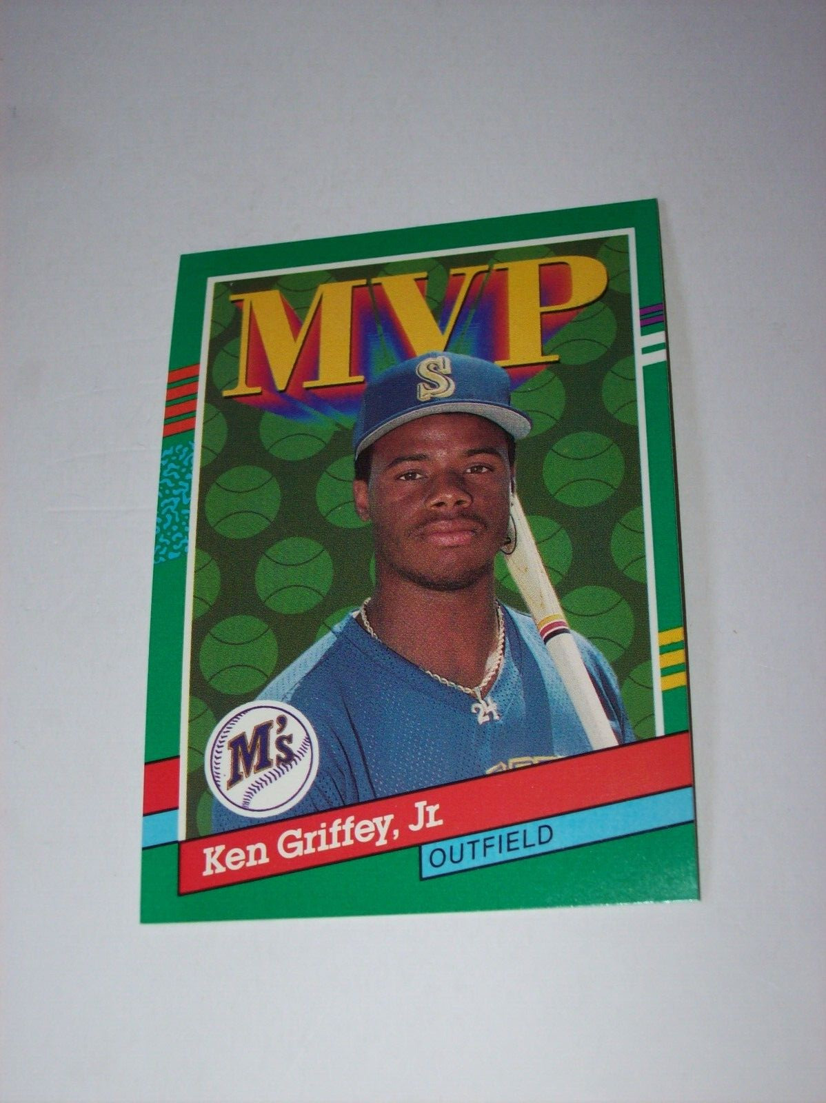 1991 Donruss baseball Ken Griffey MVP card #392, factory set break