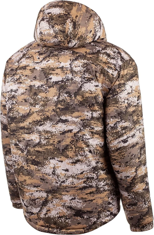 Chaqueta parka impermeable de peso pesado Huntworth Fairbanks para hombre, camuflaje de interrupción Foto 3 de 4