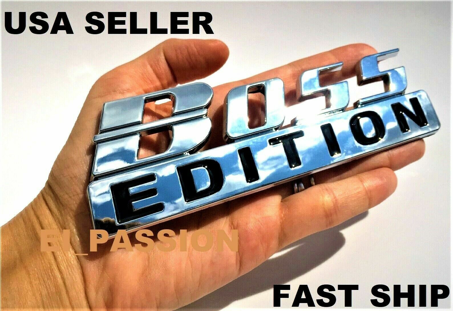 PATRIOT EDITION Chrome Fit All Cars SUVs Biker Boats Fenders logo CUSTOM EMBLEMS