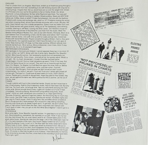 THE ELECTRIC PRUNES Stockholm 67 UK LP 220g VINYL Heartbeat HB67 NMINT 1997 - Picture 10 of 14