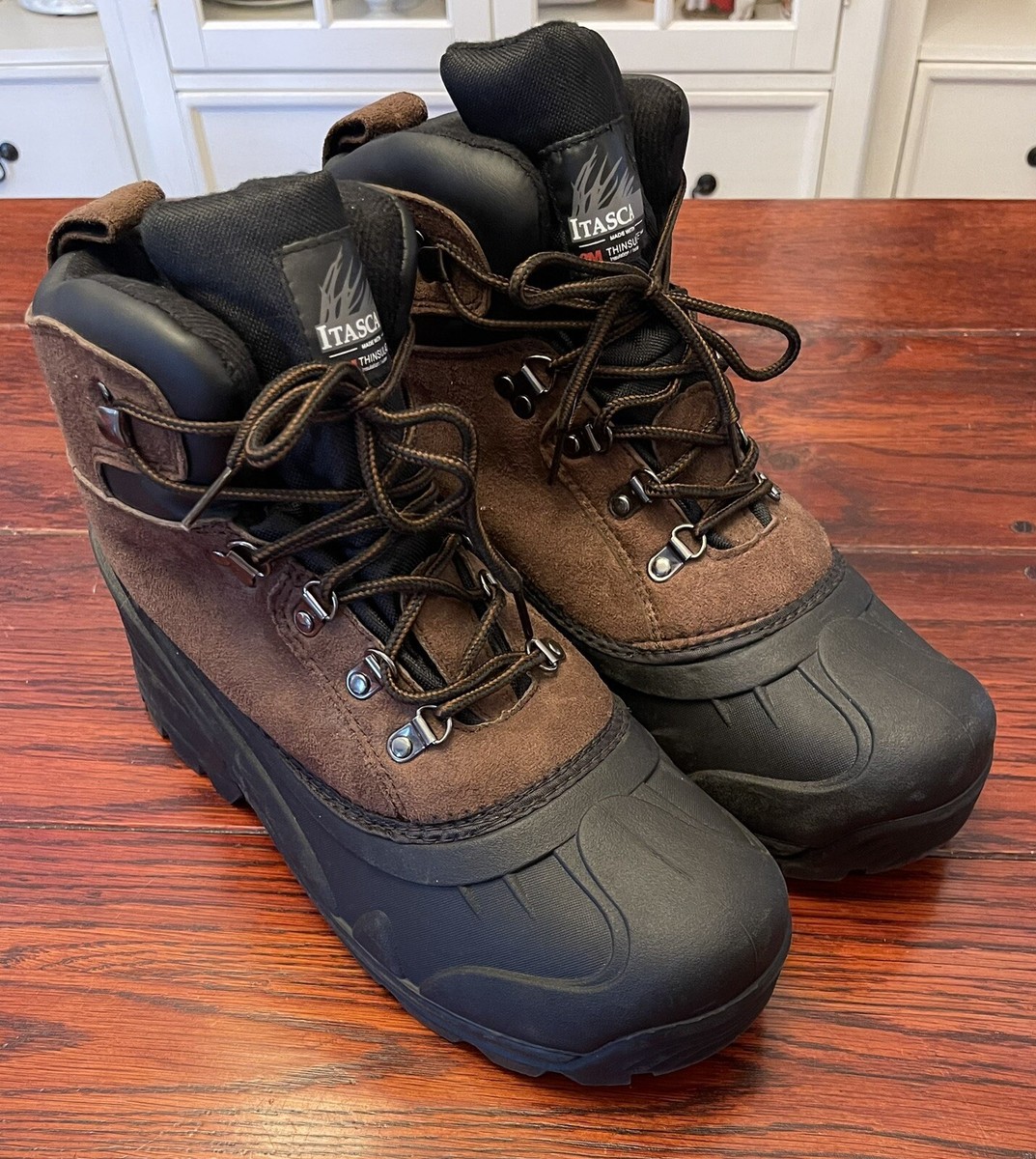 Itasca Windsor 3M Thinsulate Brown/Black Snow Boots Style  display picture 1
