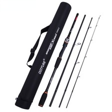 Spinning Casting Carbon Fishing Rod Light 4 Sections Travel Rods