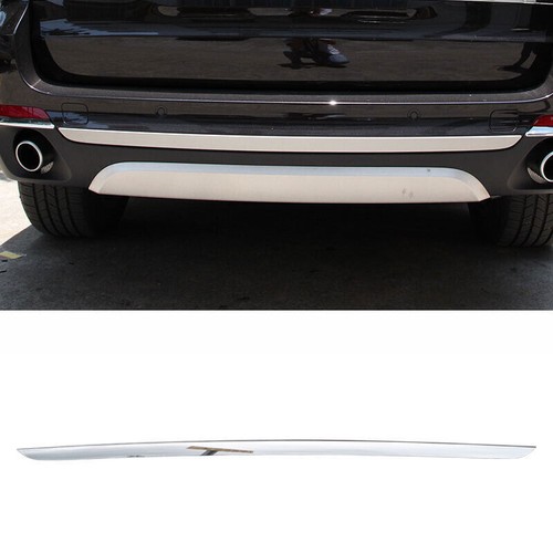 For BMW X5 F15 2014-2017 Chrome Stainless Rear Bumper Molding Strip Cover Trim - Bild 2 von 4
