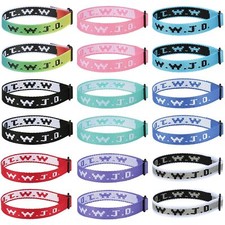18PCS WWJD Christian Bracelet Pack for Women Men, Jesus Gifts Bracelets Bulk,...