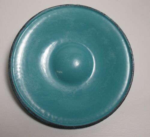 Vintage Gusseisen Rund Holländischer Ofen mit Deckel, blau, 1 Qt. - Bild 4 von 11