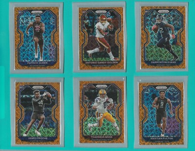 2020 Panini Prizm #385 Orange Lazer Prizm Antonio Gandy-Golden