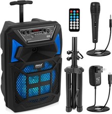 Sistema PA port til con altavoz Bluetooth y micr fono para puesta en escena NEW