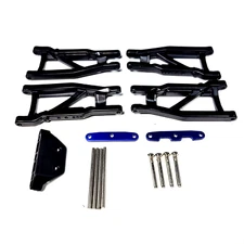 Fits Traxxas Rustler 4x4 Ultimate Heavy Duty A-Arm Set Suspension Arms & Pins
