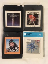 Willie Nelson 8 Track Tape Cartridge Lot Of 4 Untested