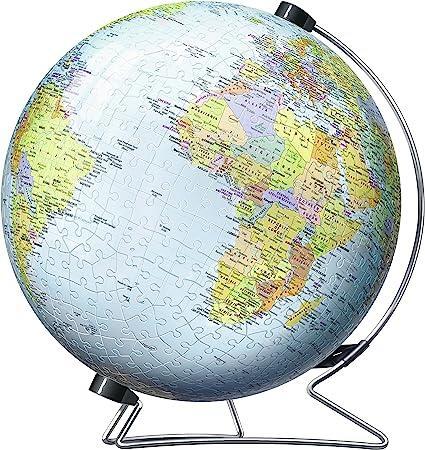 Rompecabezas 3D Ravensburger; Globo Mundial con soporte de exhibición; 540 piezas - Imagen 1 de 1