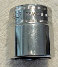 Snap-on FSM231 23mm Metric Shallow Socket 3/8" Dr 6-Pt