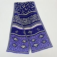 Vintage Oscar de la Renta 50" x 10" Silk Scarf