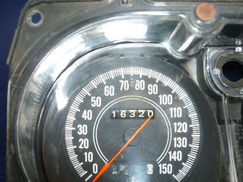 1970-1971 Cuda Barracuda Challenger E Body Rallye Gauge Cluster & Switch Panel - Picture 8 of 11