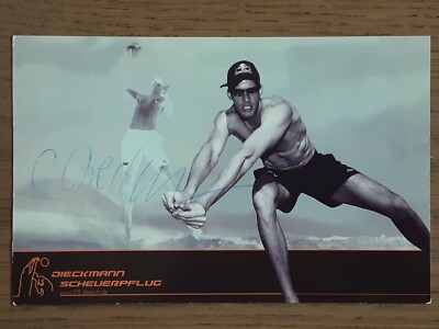 Autogrammkarte Beachvolleyball Christoph Dieckmann