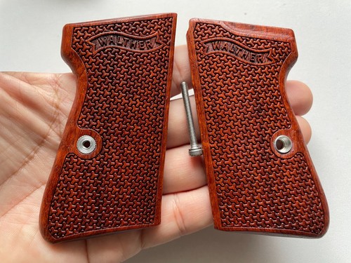 Neuer Stil auf Holzgriffen für Walther Interarms PP, PPK/S .380 ACP, 22LR - Bild 5 von 6