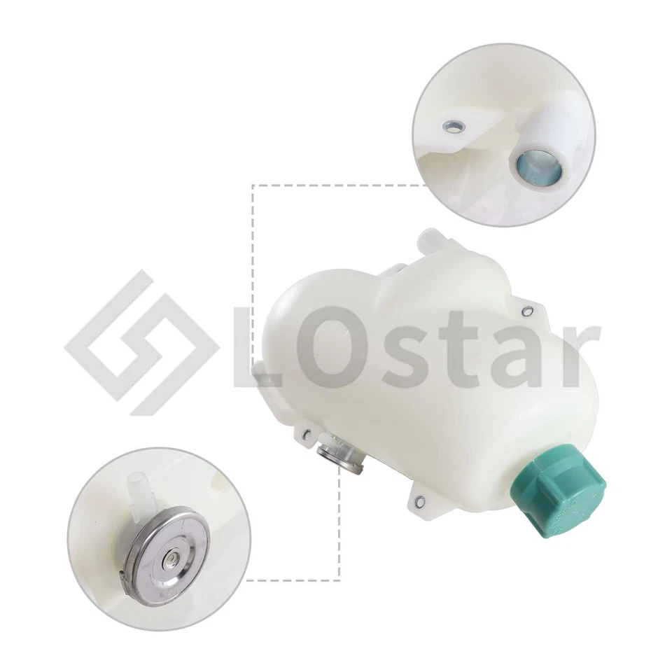 New Engine Coolant Reservoir Tank W/ Cap For 1996-2000 Volvo WG WI 3966106 - Imagem 2 de 4