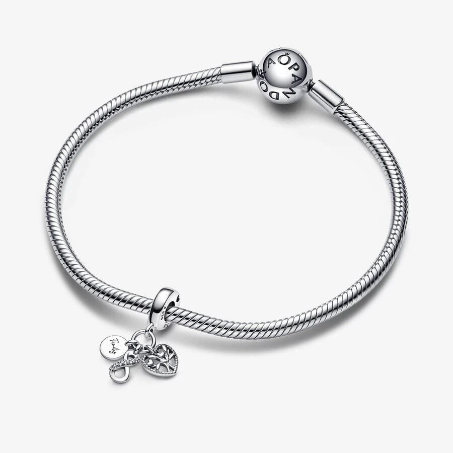 PANDORA Family Infinity Triple Charm Sterlingsilber Pandora Moments 792201C01 - Bild 3 von 4