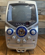 Karaoke Monitor System Memorex MKS8501 CD Graphics 5.5" CD System Inputs Works