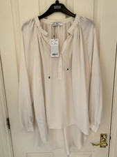 Brand New Mango Cream Tunic with Tags - UK 12