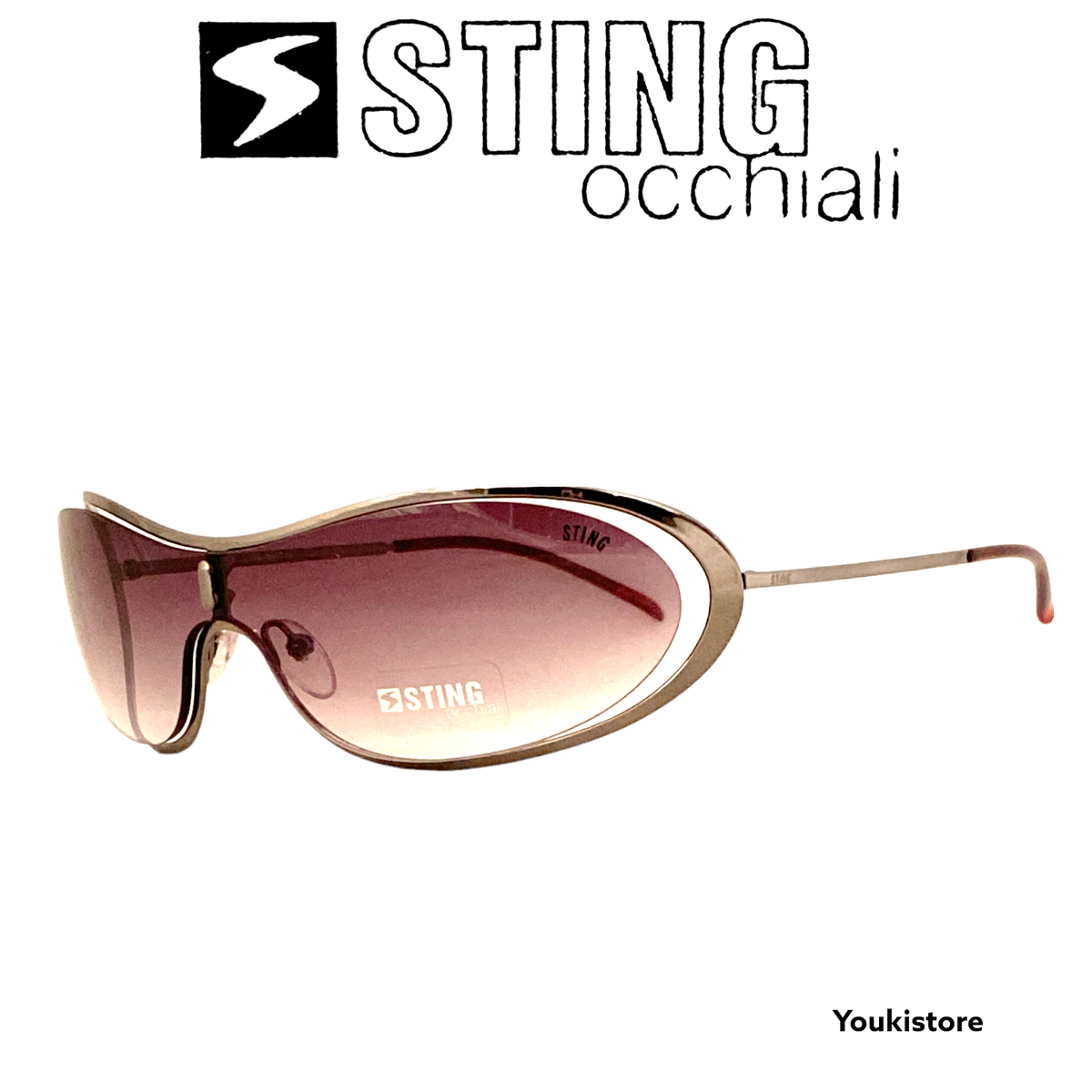 STING occhiali da sole 4553 col 568 RARE sunglasses by DE RIGO CE