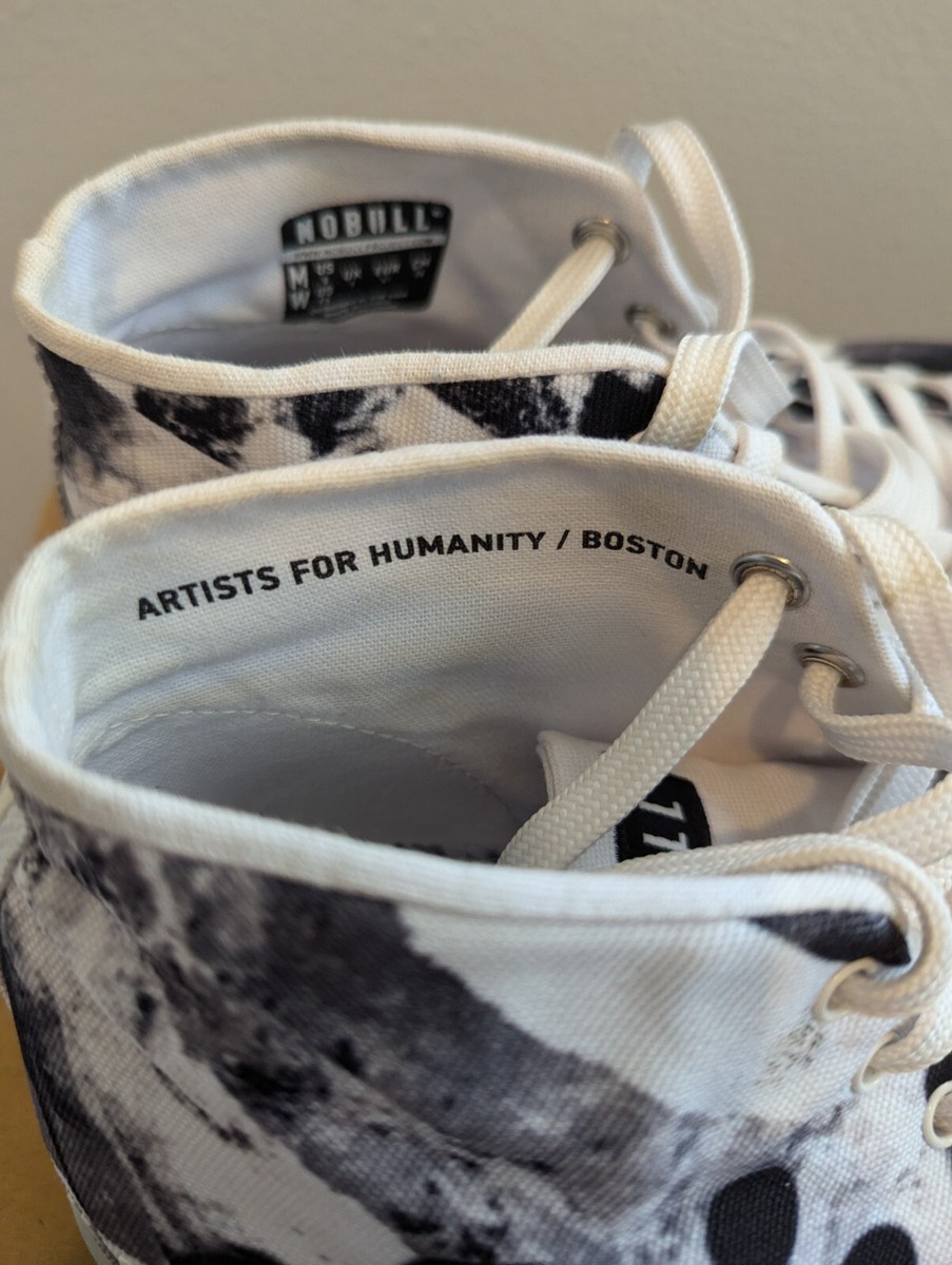 Nobull Artists for humanity Canvas Mid Trainer M8/W9.5 Shoes  display picture 1