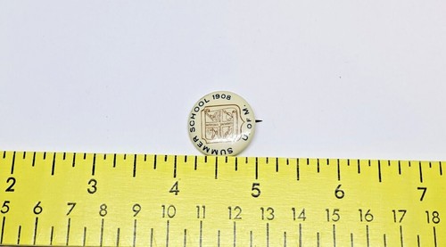 "Pin de botón vintage 1908 de la Universidad de Minnesota ~ 7/8" - Imagen 4 de 4