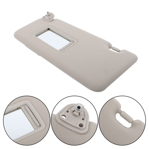 Suit For Nissan Versa 2007-2012 Left Driver Side Sun Visor Replacement W/ Mirror - Picture 13 of 16