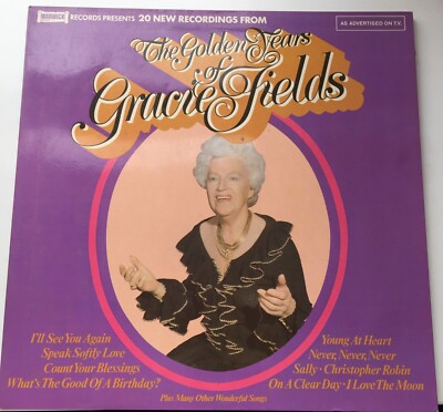 The Golden Years Of Gracie Fields - 12'' Vinyl LP 1975 vtd