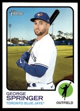 George Springer #631 2022 Topps Heritage  Toronto Blue Jays
