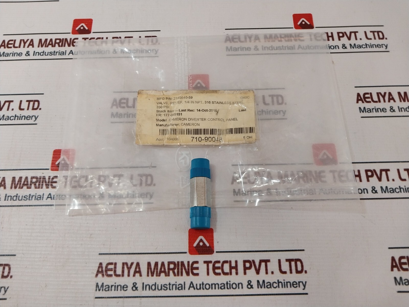 SWAGELOK 316RD2 PRESSURE RELIEF VALVE 2185640-49