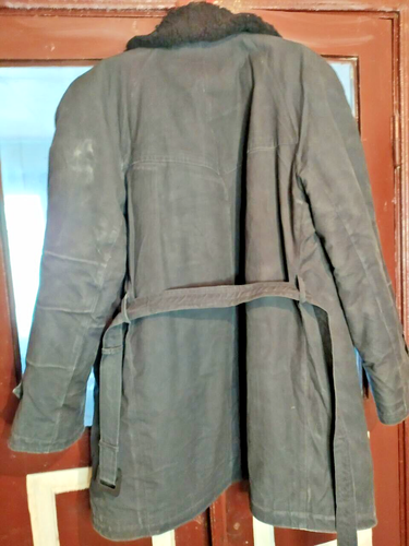 Vintage USSR long raincoat. To work on BAM - Picture 9 of 9