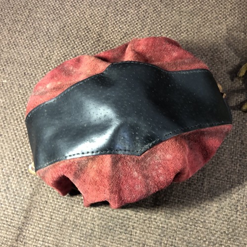 Leather Bags Pouch Medieval Costume Ammo Pouch High Quality Pair X 2 Used - Picture 4 of 16