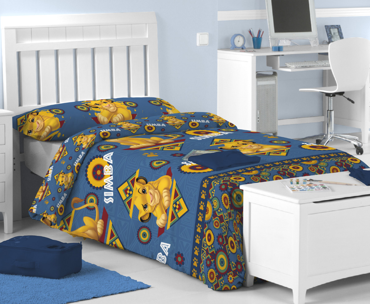 König Der Löwen Bettwäsche-Set - Wendbare Kinderbettwäsche Mit Simba & Freunden