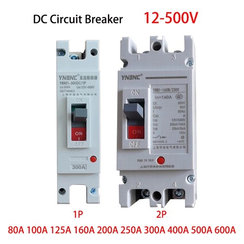 DC Circuit Breaker 12V 120V 100A 500A Solar Cells Protector RV Battery Isolator
