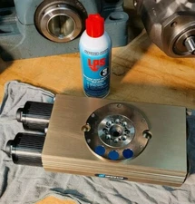 (New Surplus!!!🤓) SCHUNK SRU+50-W-180-90-8 Pneumatic Swivel Unit, PN: 0362652,