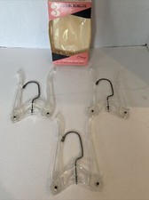 Vintage 1959 Celebrity Box of 3 Folding Hangers with Chromium Swivel Hangers