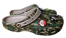 Crocs x Luke Combs Bootleggers Camo Mossy Oak Croc Clogs Men's 13 New !!!