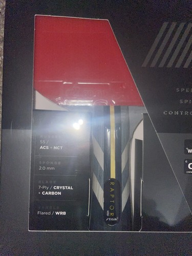 -BRAND NEW- Stiga Raptor Premium Quality Tournament Ping-Pong Paddle (FREE SHIP) - 第 4/4 張圖片