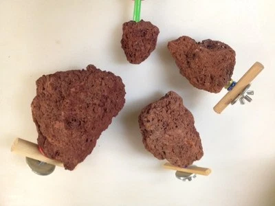 BIRDS & BRANCHES ENTERPRISES Lava rock perches. Nail trimming Perches for Pet Birds.
