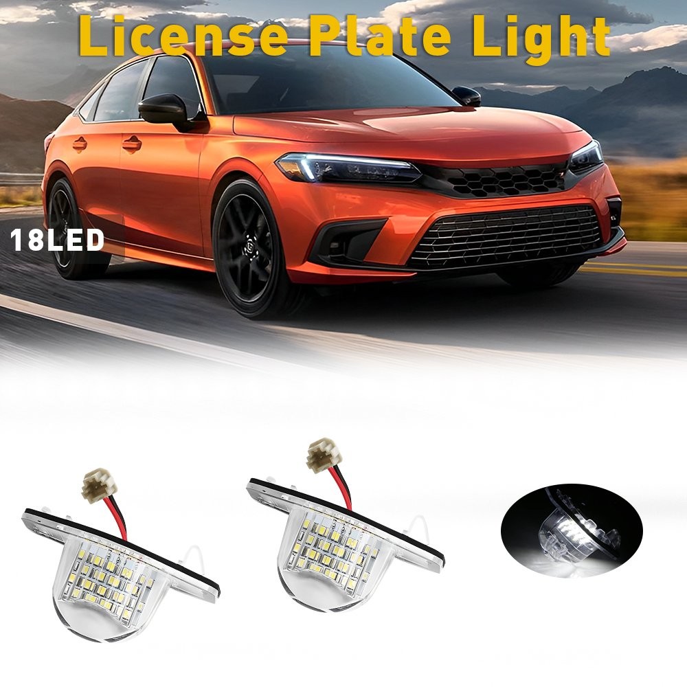 LED License Plate Light Lamp For Honda CR-V HR-V Sedan Odyssey Insight Brighter